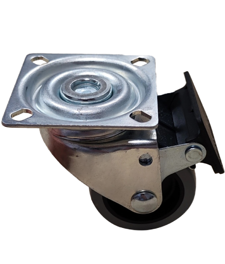 Сдвоенный поворотный ролик с тормозом