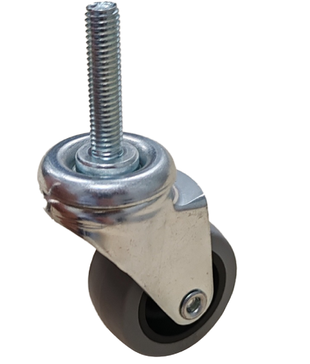 Сдвоенный поворотный ролик с тормозом